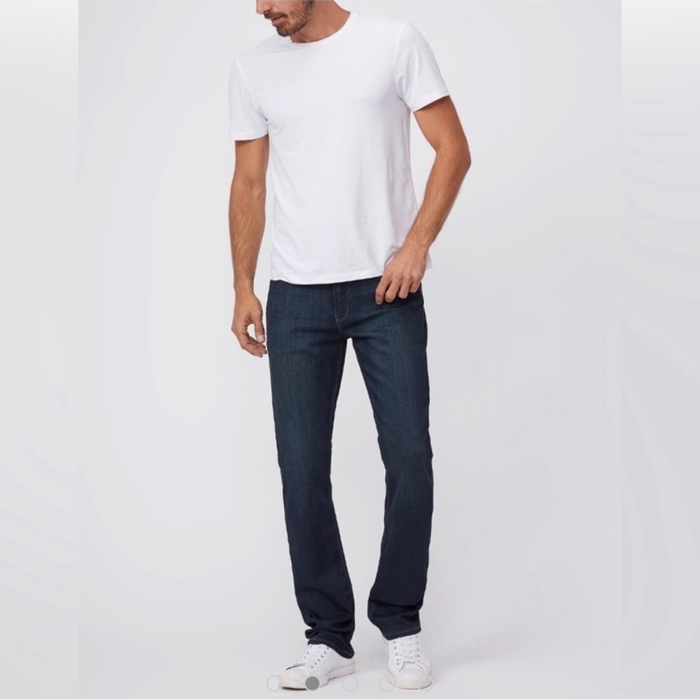 Paige Federal Mens Dark Wash Jeans Size 38 x 30”